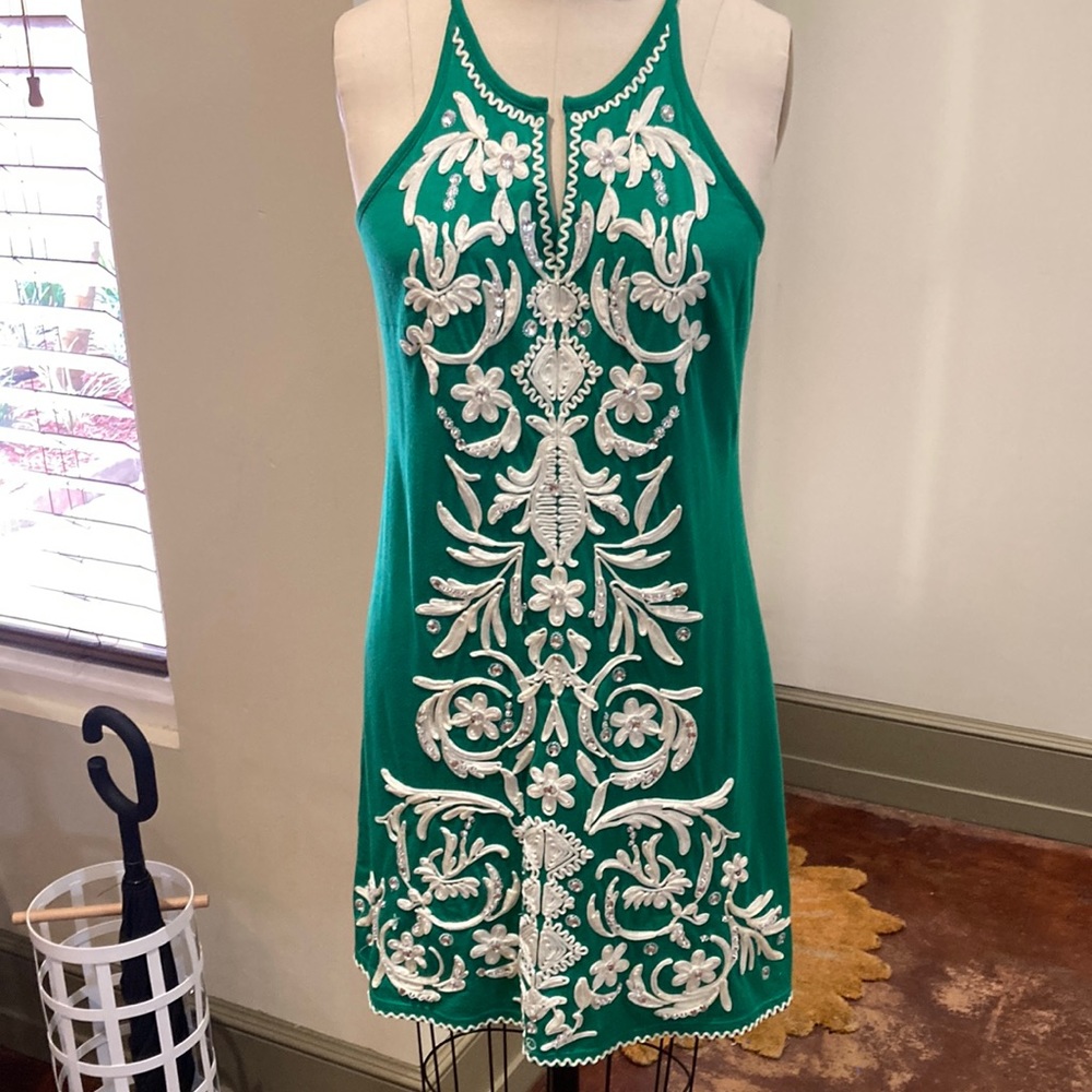 Green dress